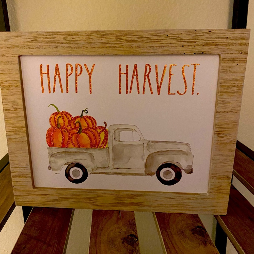 NWT Rae Dunn Happy Harvest decor
